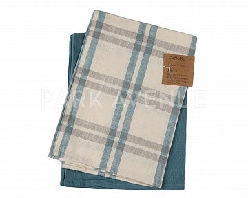 Салфетка универсальная 50*70 см. цве голубой